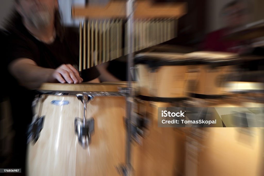 Konga player World music konga player at a rehearsal Arts Culture and Entertainment Stock Photo