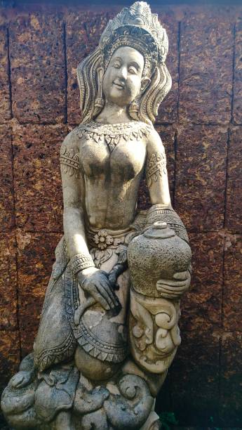 istock Ancient Thai woman sculpture statue 1768078961