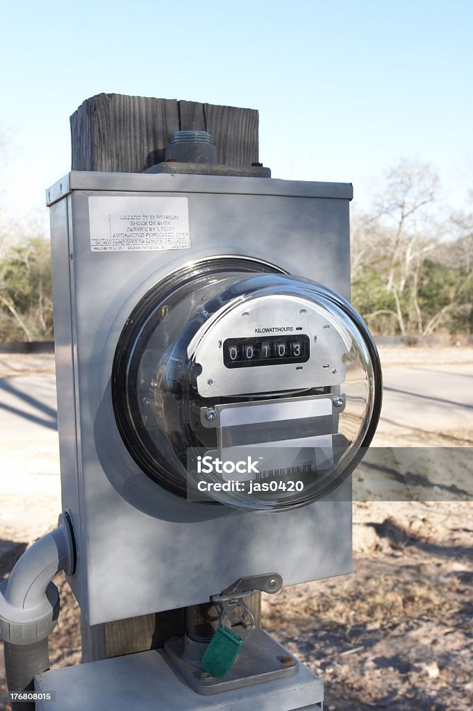 Electric Meter - Lizenzfrei Bauwerk Stock-Foto