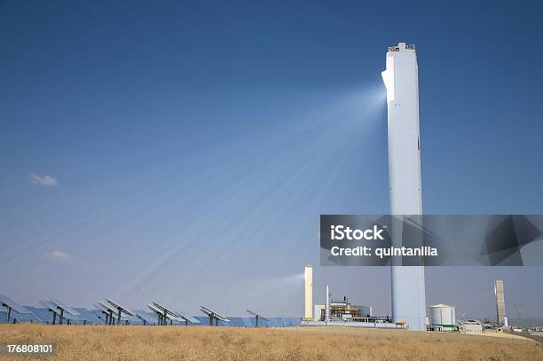 Three Towers Solar Power Stock Photo - Download Image Now - Seville, Solar Power Station, Andalusia