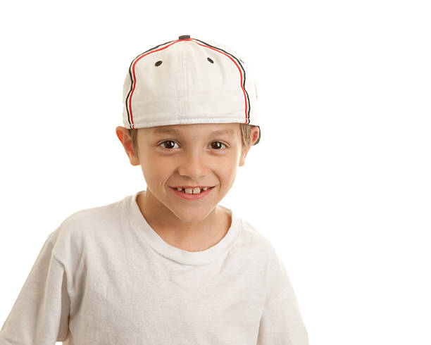 istock Cute Little Boy Wearing a Baseball Cap Backwards 176808493
