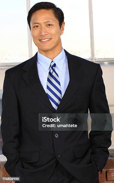 Asian Businessman Smiling Stock Photo - Download Image Now - Adults Only, Asian and Indian Ethnicities, Business