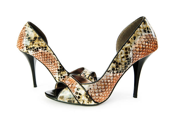 istock Woman shoes isolated on the white background 176809096