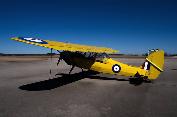 istock Vintage Aircraft, UK Military Trainer 176809947
