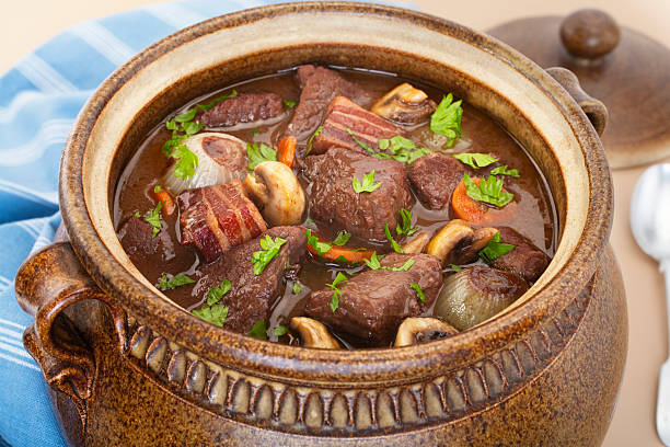 istock Beef Burgundy Boeuf Bourguignon Stew Casserole 176810293
