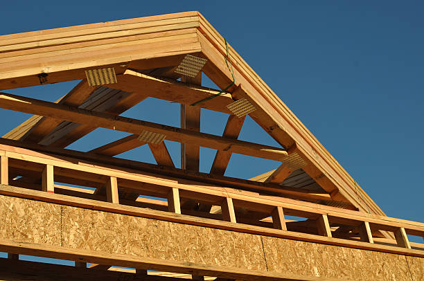 istock Construction of New Roof on Home 176810644