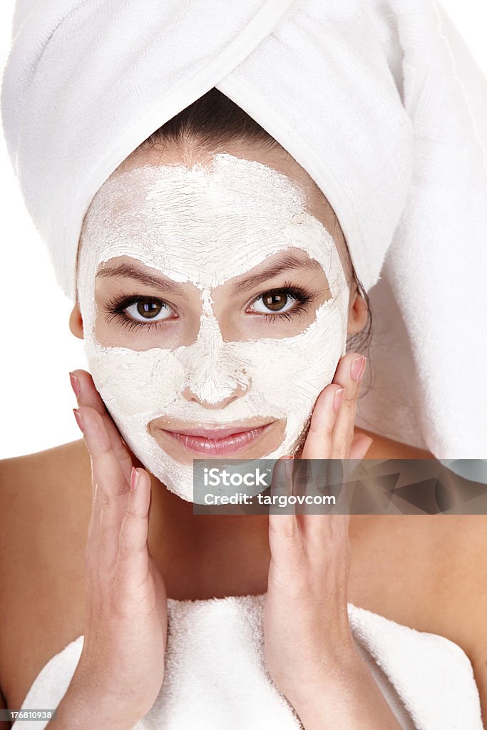 Bella ragazza con Maschera per il viso. - Foto stock royalty-free di Adulto