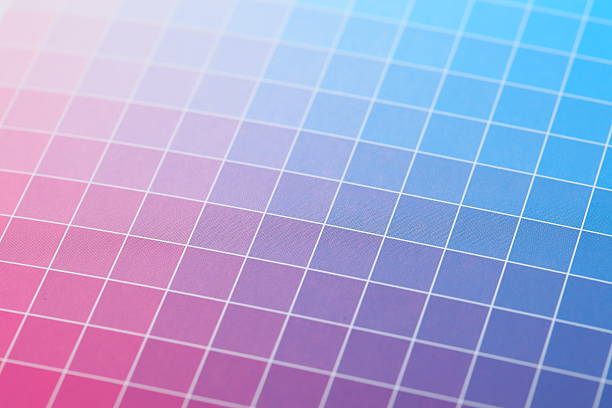 Color chart stock photo