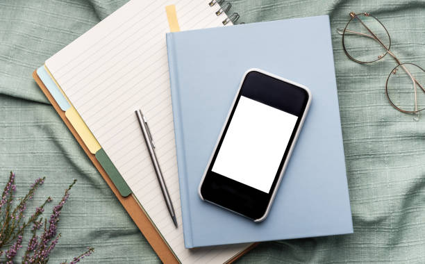 istock Top view  of office  supplies 1768110836