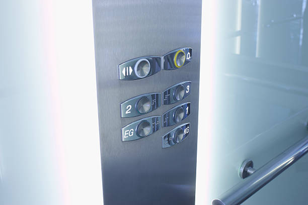 Dettaglio Aufzug ascensore ascensore - foto stock