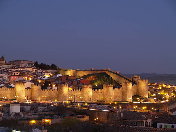 istock Avila city at dusk 176811359