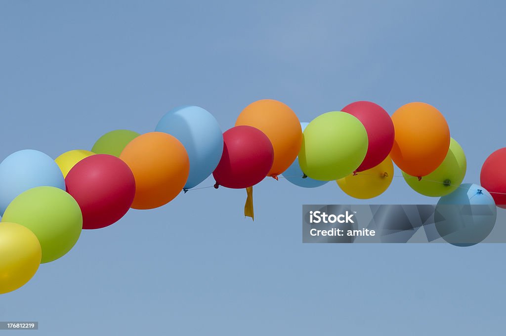carnival multi Farbige Ballons - Lizenzfrei Aufblasbarer Gegenstand Stock-Foto