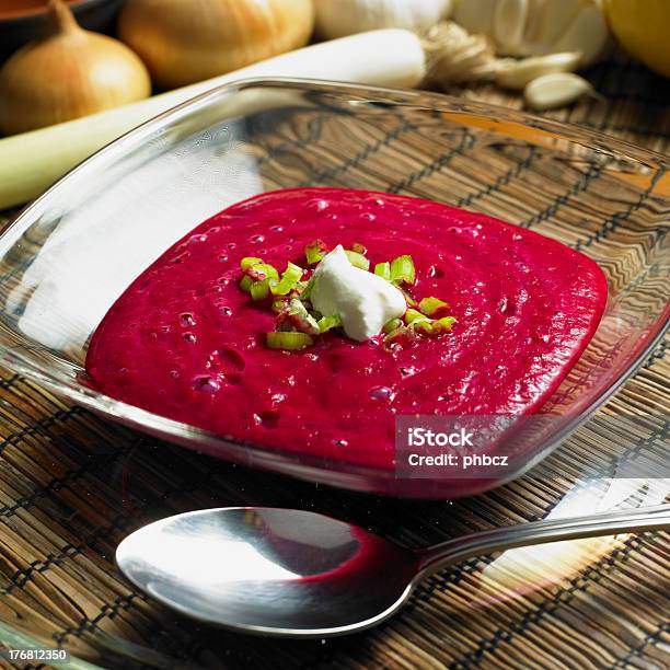 Cream From Red Beet Stock Photo - Download Image Now - Beet, Borscht, Close-up