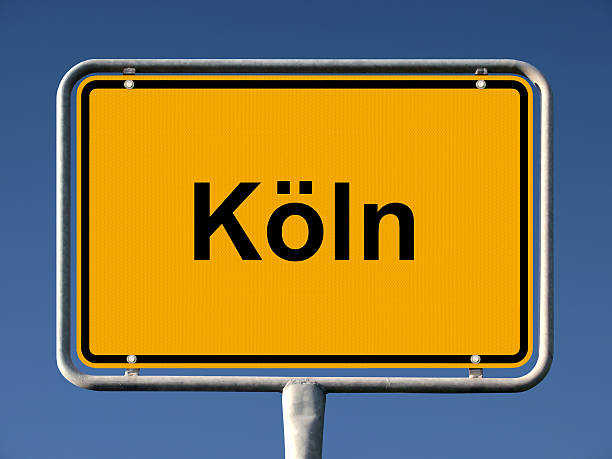 City sign of Köln (Cologne), Germany stock photo