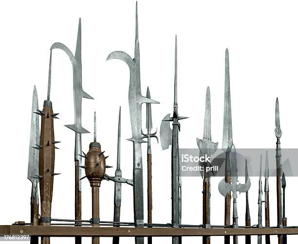 Halberds ホワイトのバック - 中世のストックフォトや画像を多数ご用意 - 中世, 斧槍, 武器