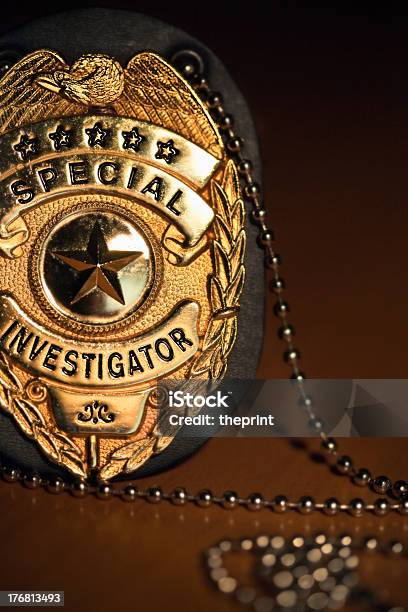 Special Investigator Brass Badge Stock Photo - Download Image Now -  Detective, Badge, Police Badge - iStock