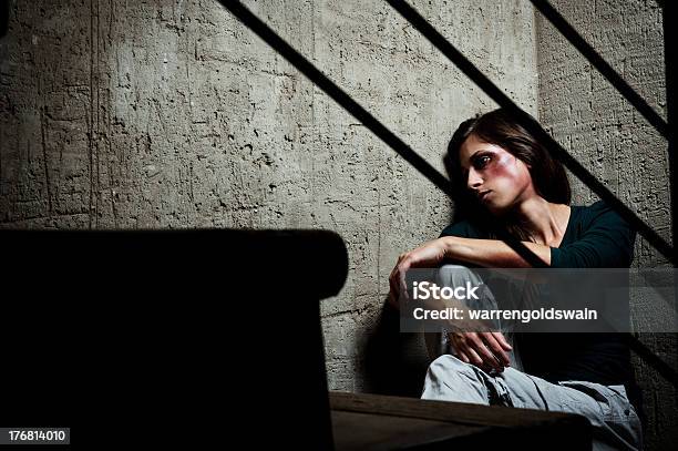 Used And Abused Domestic Violence Concept Stock Photo - Download Image Now - Domestic Violence, Women, Black Eye