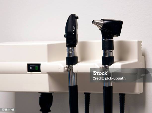 Otoscope Stock Photo - Download Image Now - Doctor, Ear Exam, Equipment