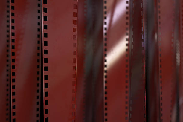 istock Red Film Strip Background 176814166