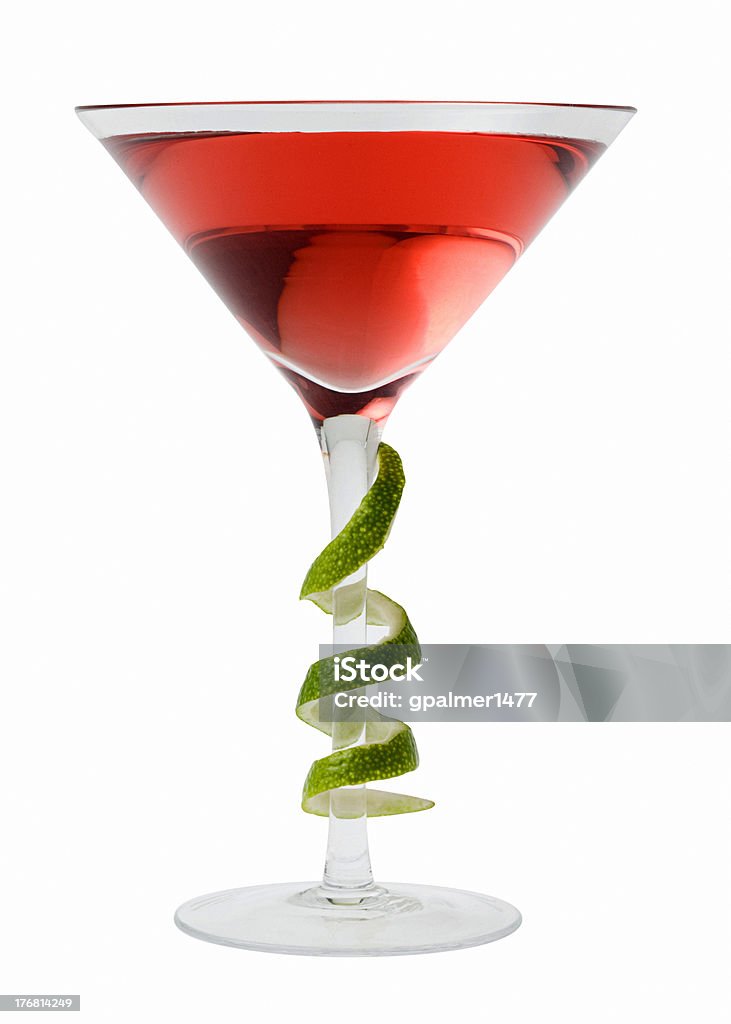 Космополитичный коктейль с лайма для украшения - Стоковые фото Алкоголь - напиток роялти-фри