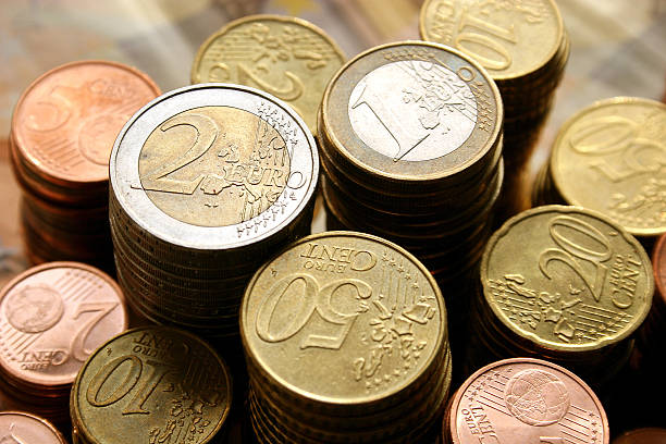 istock Stacks of Euro coins 176814738