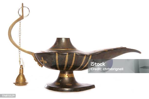 Magic Oil Lamp Stock Photo - Download Image Now - Clipping Path, Concepts, Cut Out