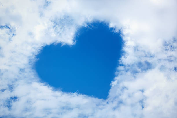 istock Heart from cloud in the blue sky 176815848