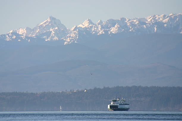 Ferry ride stock photo