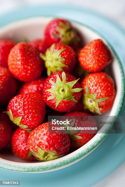 Fresh Strawberries Stock Photo - Download Image Now - Backgrounds, Berry Fruit, Bowl