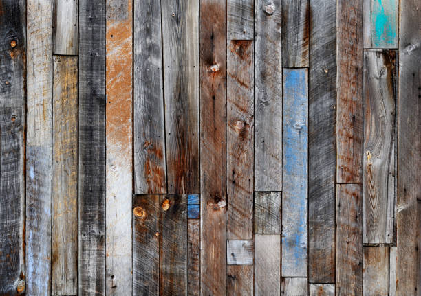 istock Weathered old wood boards wall texture background 1768175943