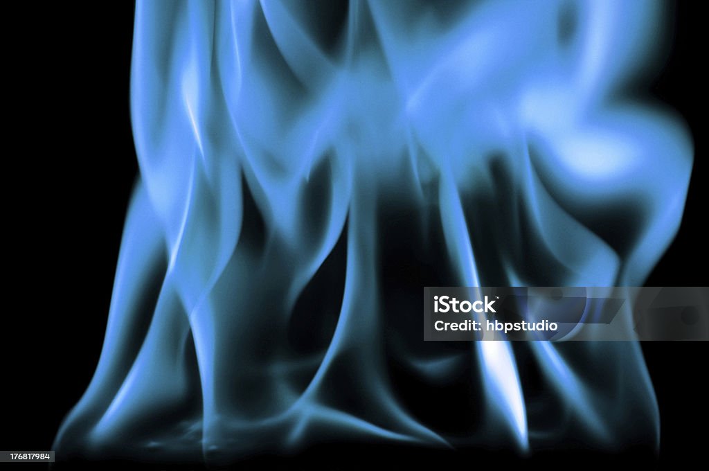 으르렁거리다 파란 불꽃 - 로열티 프리 천연가스 스톡 사진