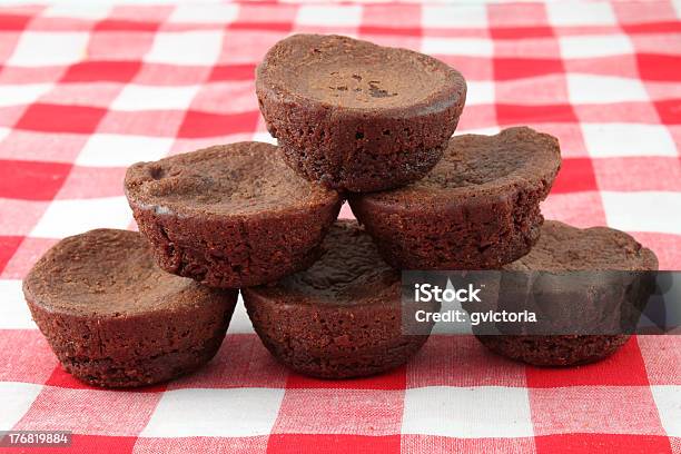Small Brownies Stock Photo - Download Image Now - Brownie, Small, Baked