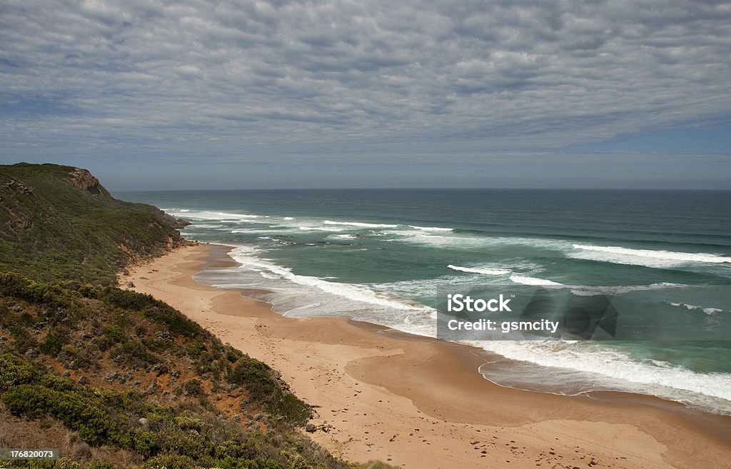 Fantástico paraíso Praia selvagem. Great Ocean Road, Austrália - Royalty-free Areia Foto de stock