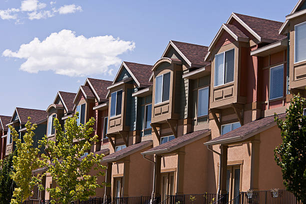 istock Row of condominiums 176820627