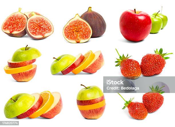 Set Ripe Fruit Stock Photo - Download Image Now - Apple - Fruit, Assistance, Choice