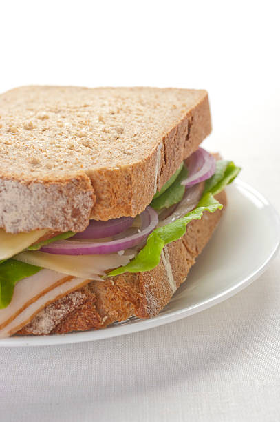 istock Turkey on light rye sourdough sandwich 176821368