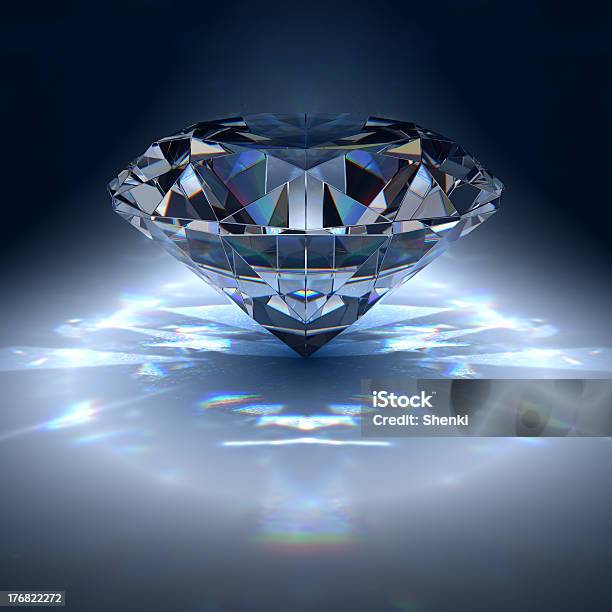 다이아몬드 보석 가성 다이아몬드에 대한 스톡 사진 및 기타 이미지 - 다이아몬드, 반사-광학 작용, 빛
