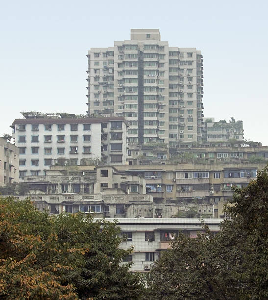 istock apartment buildings in Chongqing 176822532