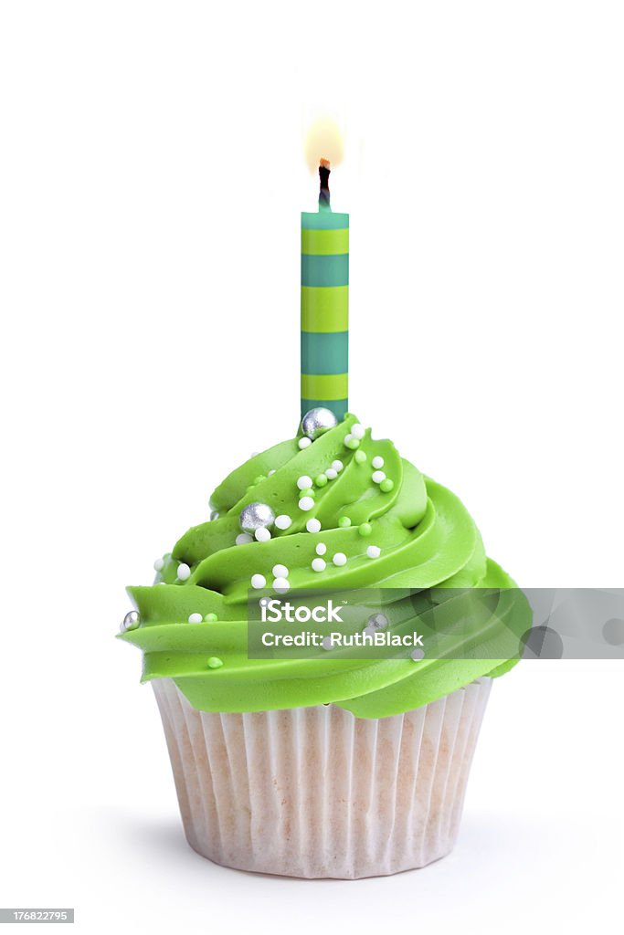 Birthday cupcake - Royalty-free Cupcake Stok görsel