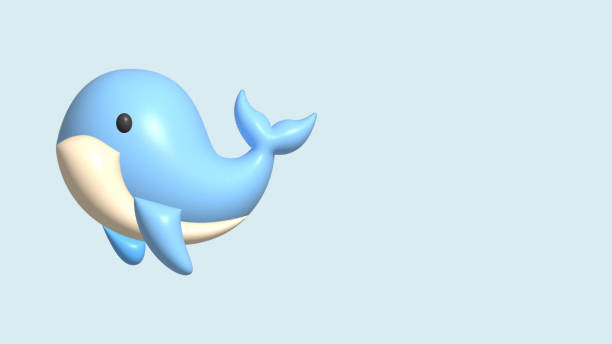 istock Whale as Sea Animal Floating Underwater 3d Illustration 1768230698