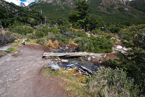 Nature close Fitz Roy in El Chalten, Patagonia, Argentina