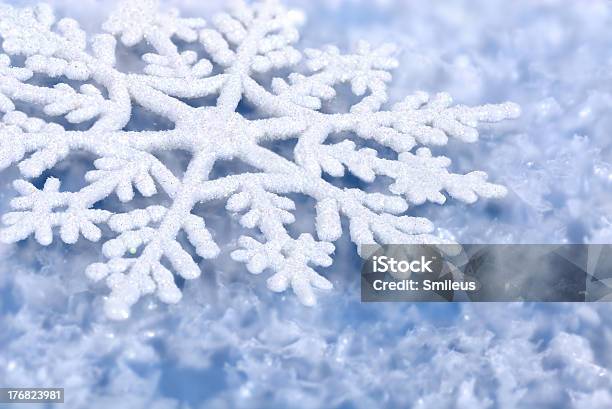 Blue Winter Background Stock Photo - Download Image Now - Artificial, Backgrounds, Blue