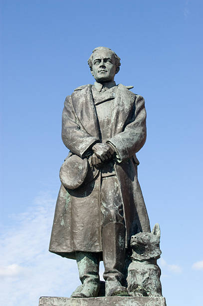 istock Scott of the Antarctic Statue 176824319
