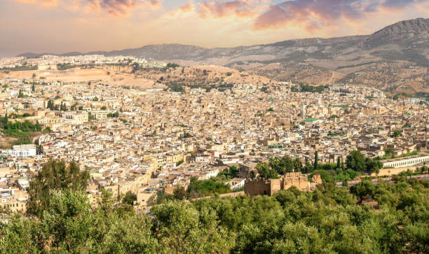 istock Panoramic view of Fes medina, Morocco 1768244730