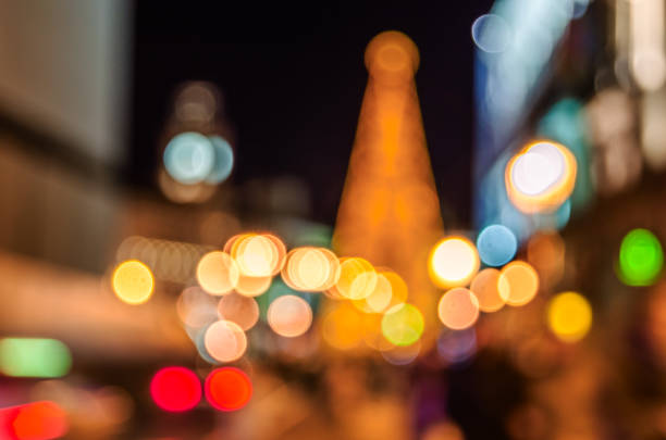 istock Defocused street Christmas lights 1768245192
