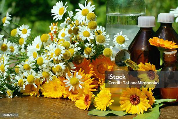 Medical Kwiaty - zdjęcia stockowe i więcej obrazów Aksamitka - Aksamitka, Antyseptyk, Aromaterapia