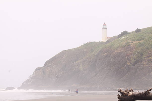 north head lighthouse stock photo