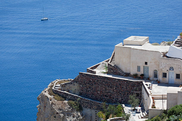 istock Architectural detail of Santorini 176825796