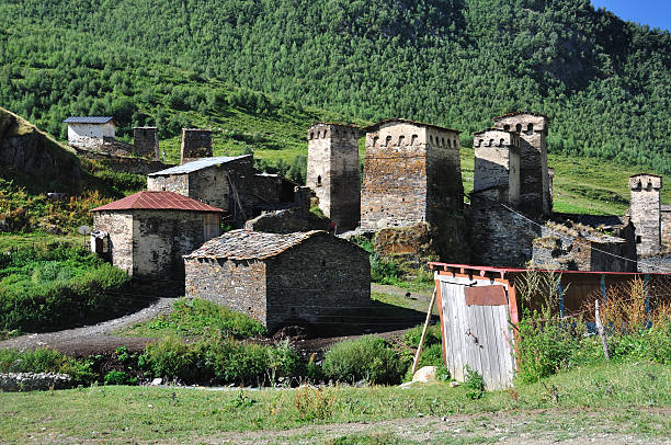 istock Village Usghuli  in Svaneti, Georgia 176825951