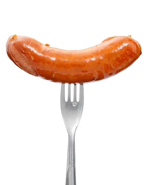 Photo of sausage meat food fried